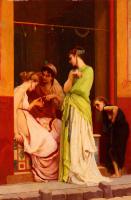 Gustave Clarence Rodolphe Boulanger - Une Marchande De Bijoux A Pompeii